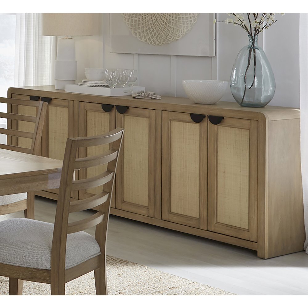 90 In. Console with Reversible Panel Doors