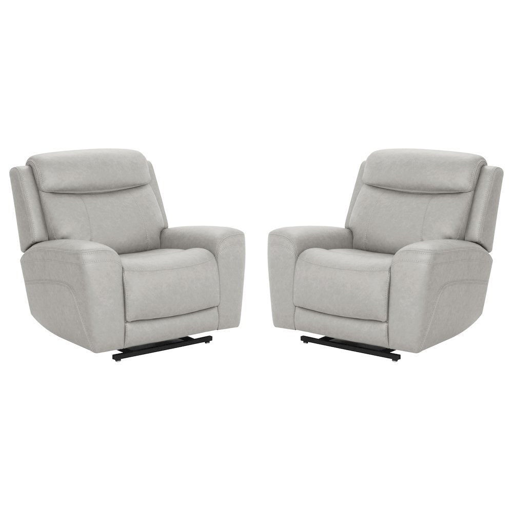 Callahan Sydney Granite Power Lift Recliner with Heat and Massage Two Pack