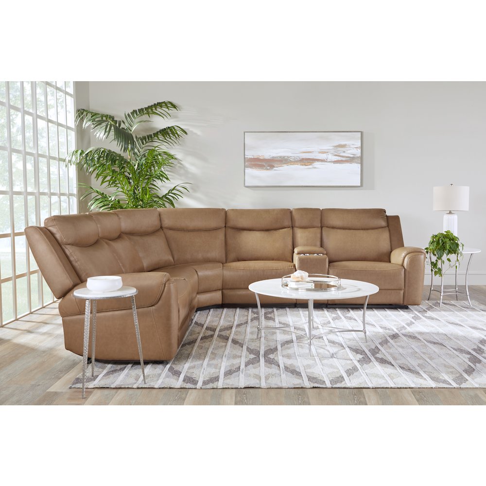Momentum - Cashew 6 Piece Modular Power Reclining Sectional