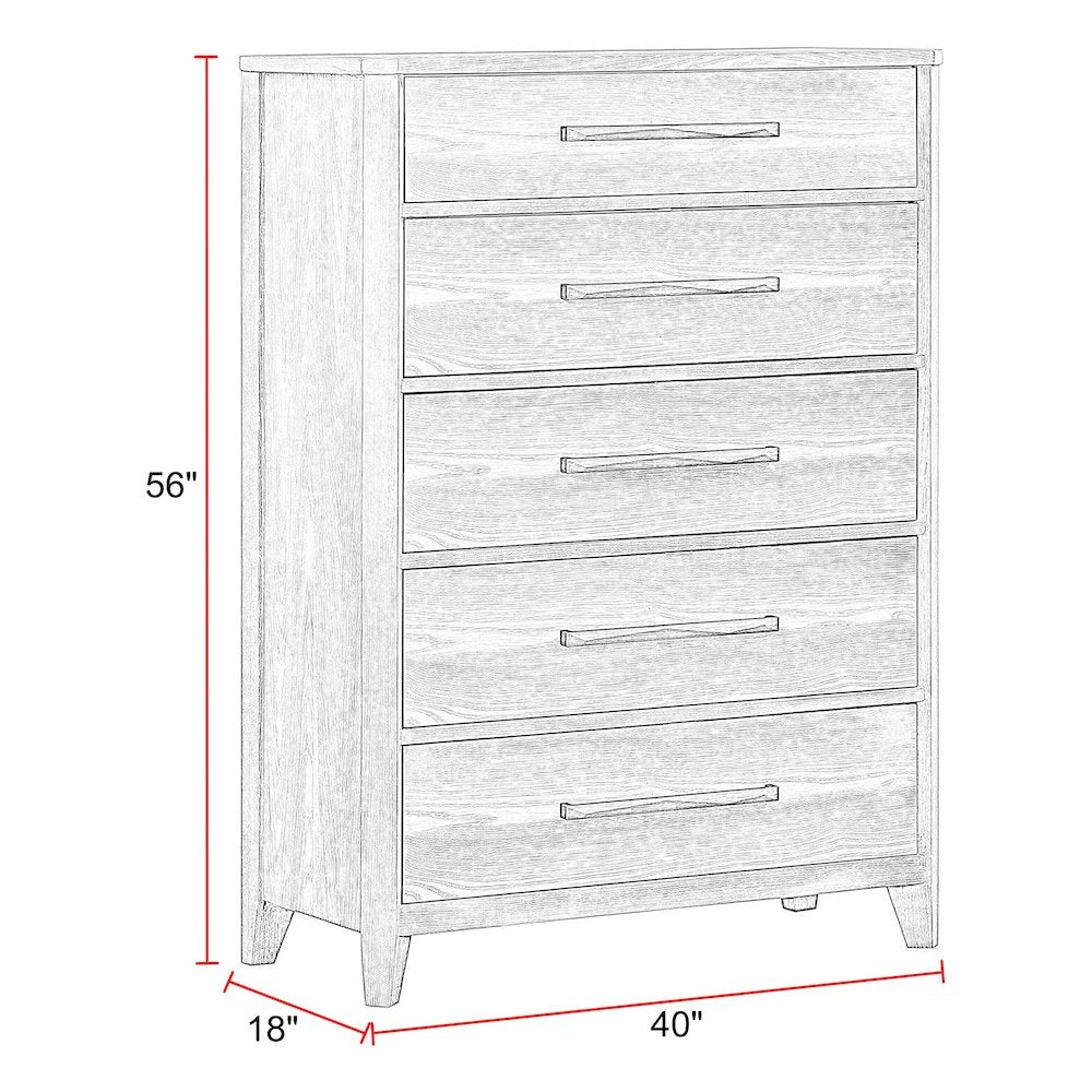 Breckenridge Bedroom 5 Drawer Chest
