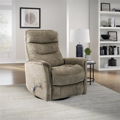 Gemini - Heather Swivel Glider Recliner Two Pack