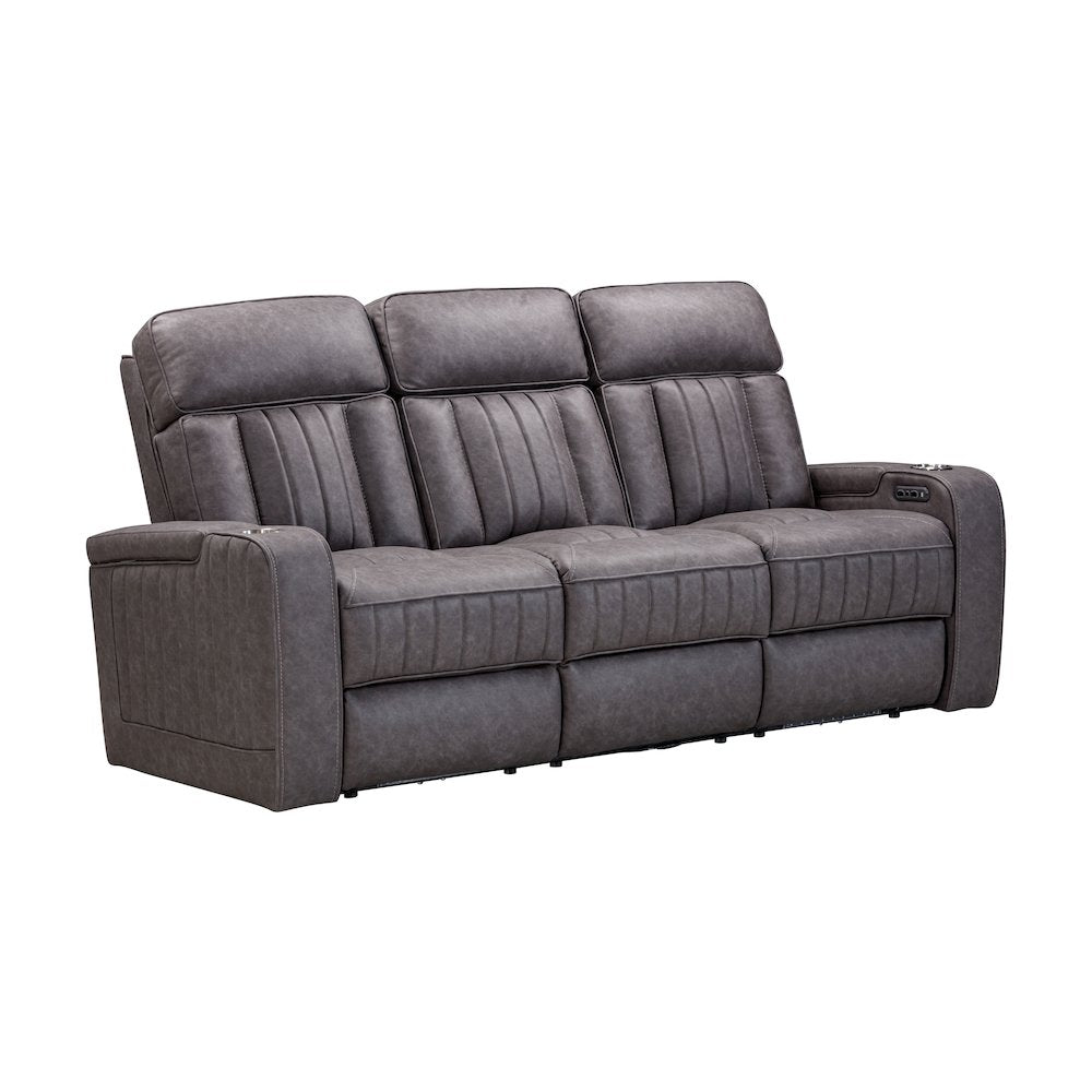 Equinox Mercury Power Reclining Sofa with Drop Down Table