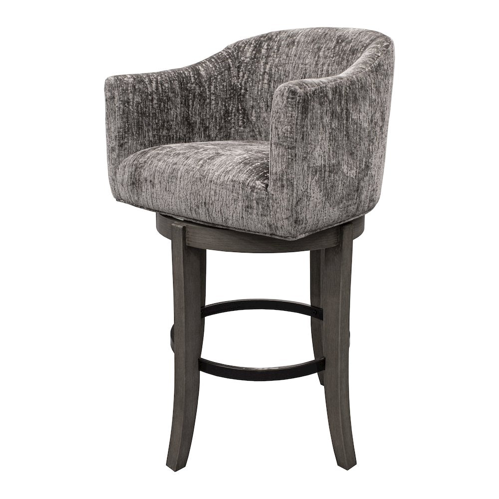 Pure Modern Dining Upholstered Swivel Barstool