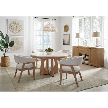Dining 72 In. Buffet Server with Stone Top