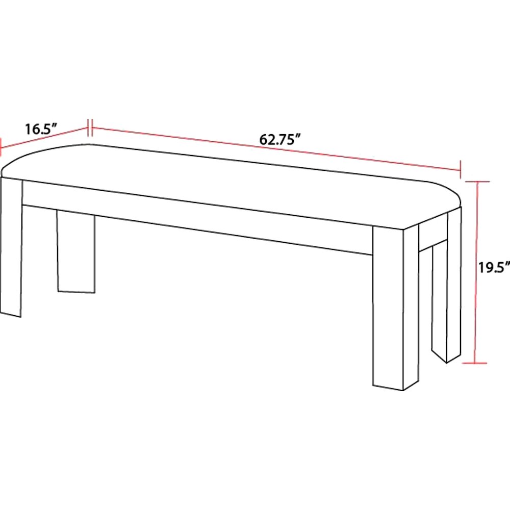 Cedar Fork - Dining Bench