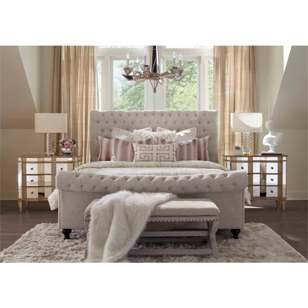 Jackie - Crepe Queen Bed