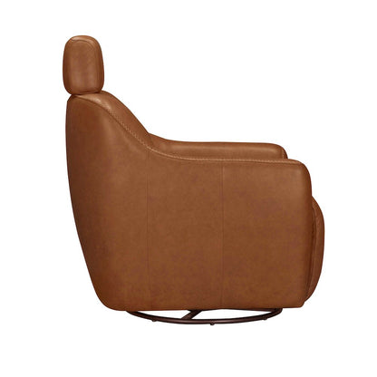 Miles Renaissance Cinnamon Swivel Gliding Accent Chair