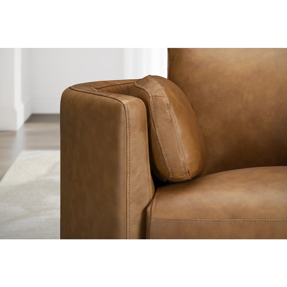 Radius Vintage Caramel Power Swivel Glider Recliner