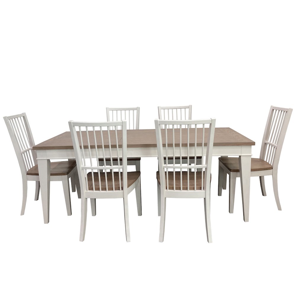Modern Dining 60 In. Rectangular Extendable Dining Table