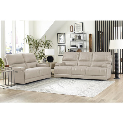 Whitman - Verona Linen - Powered By Freemotion Cordless Power Recliner Two Pack