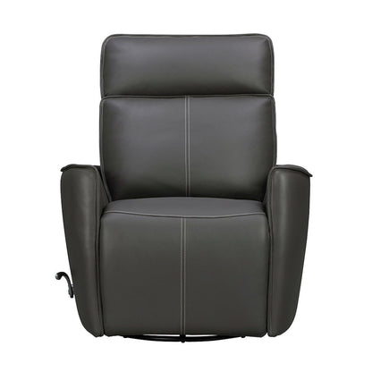 Roxy Abby Dark Grey Manual Swivel Glider Recliner