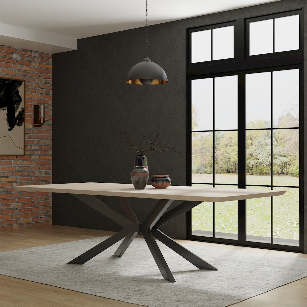 Monaco Dining 86 In. Rectangular Dining Table
