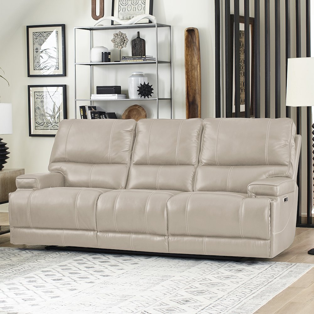 Whitman - Verona Linen - Powered By Freemotion Cordless Power Reclining Sofa