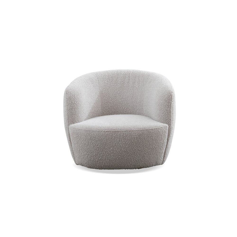 Carina - Bloke Cotton Swivel Barrel Chair Two Pack