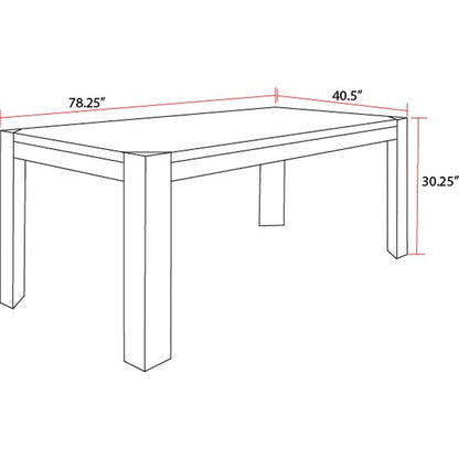 Cedar Fork - Dining 78 in. Rectangular Dining Table