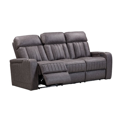 Equinox Mercury Power Reclining Sofa with Drop Down Table