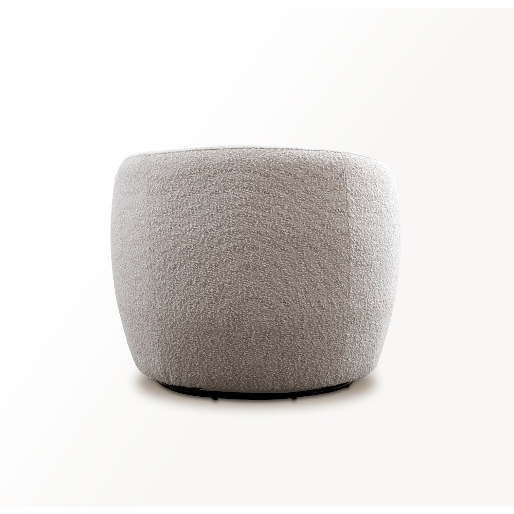 Carina - Bloke Cotton Swivel Barrel Chair Two Pack