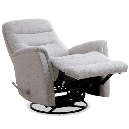 Gemini - Bloke Cotton Swivel Glider Recliner Two Pack