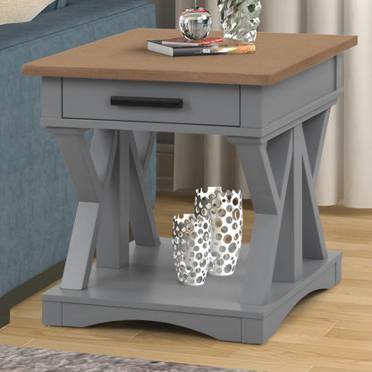 Modern - Dove End Table