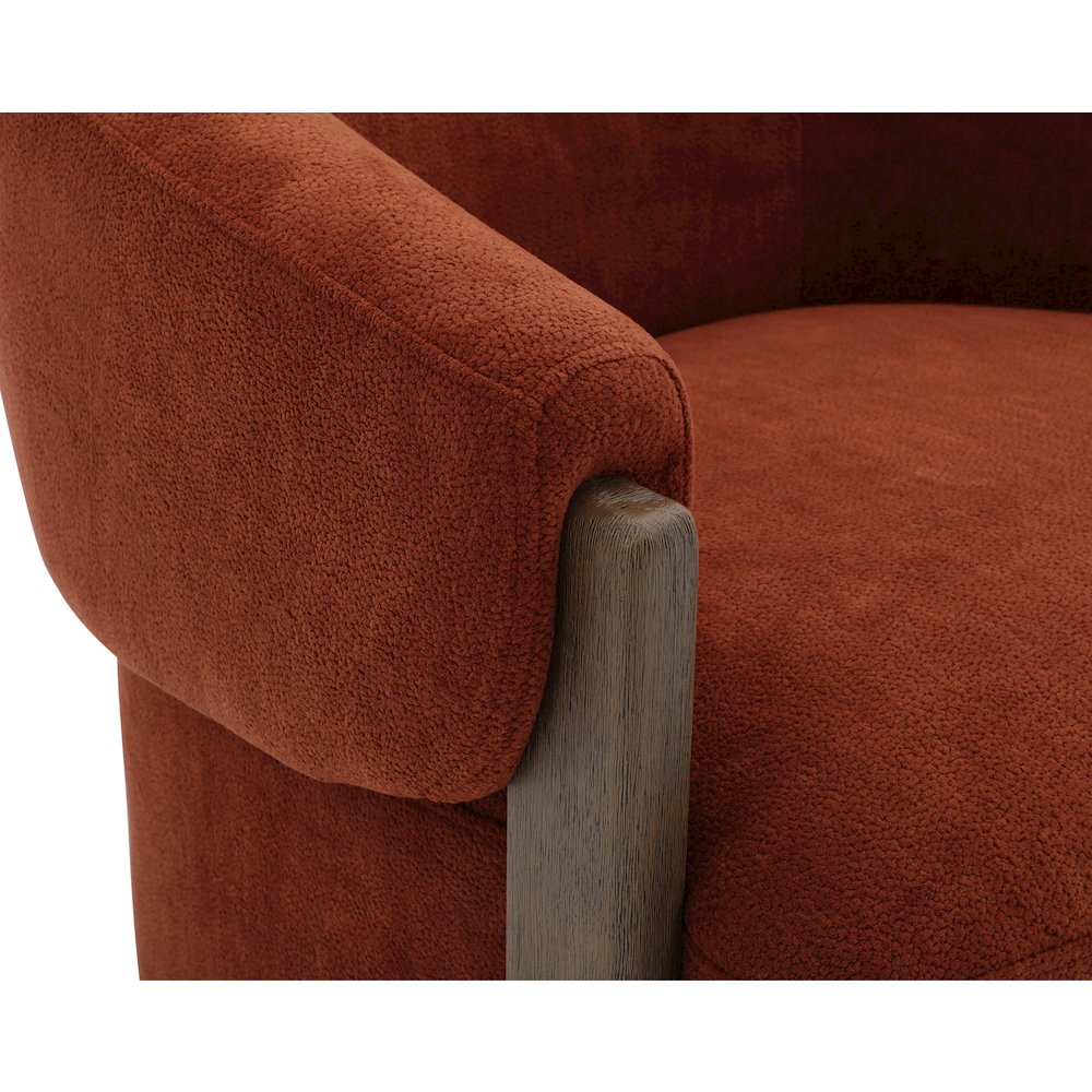 Finley - Island Rust Swivel Accent Chair Two Pack