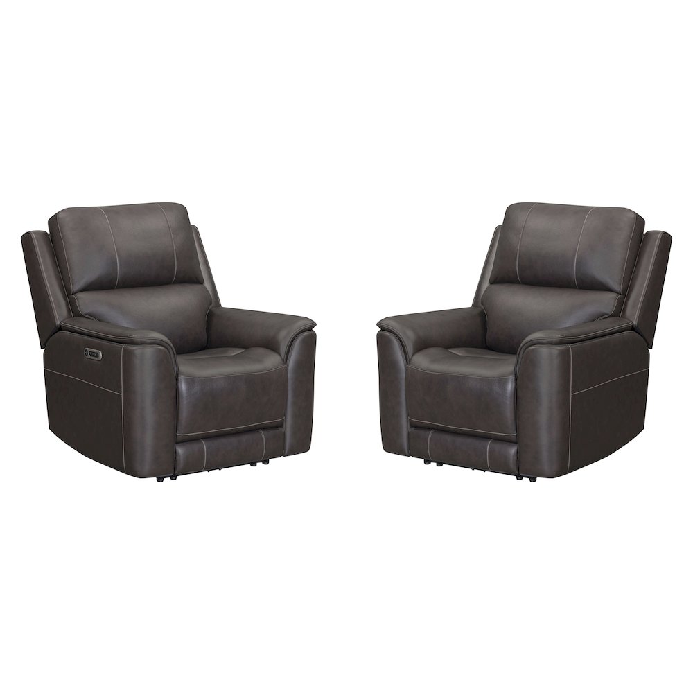 Easton Steamboat Brown Zero Gravity Power Recliner P3 Two Pack