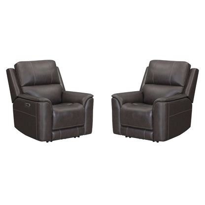 Easton Steamboat Brown Zero Gravity Power Recliner P3 Two Pack