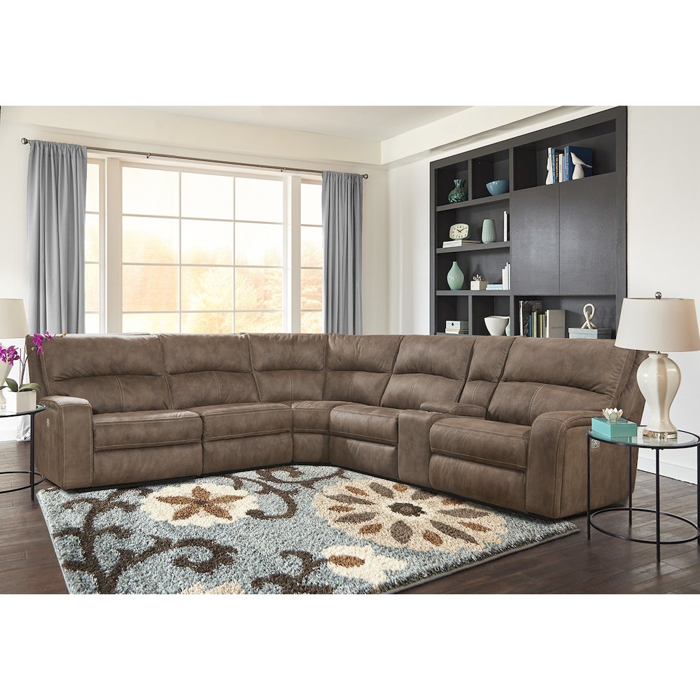 Polaris - Kahlua 6 Piece Modular Power Reclining Sectional