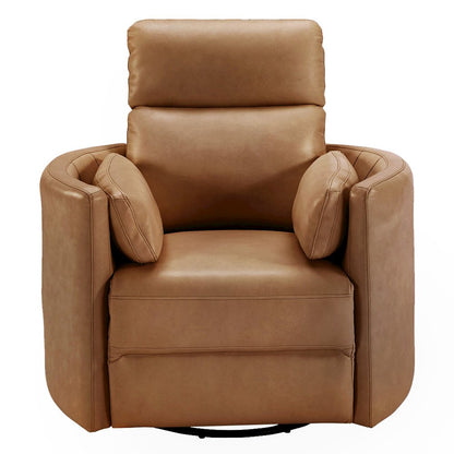 Radius Vintage Caramel Power Swivel Glider Recliner