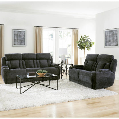 Dalton - Lucky Charcoal Power Reclining Loveseat