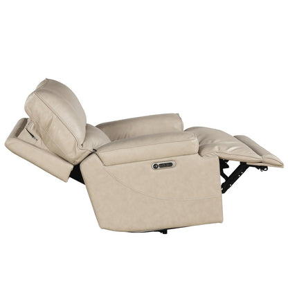 Whitman - Verona Linen - Powered By Freemotion Cordless Power Recliner Two Pack