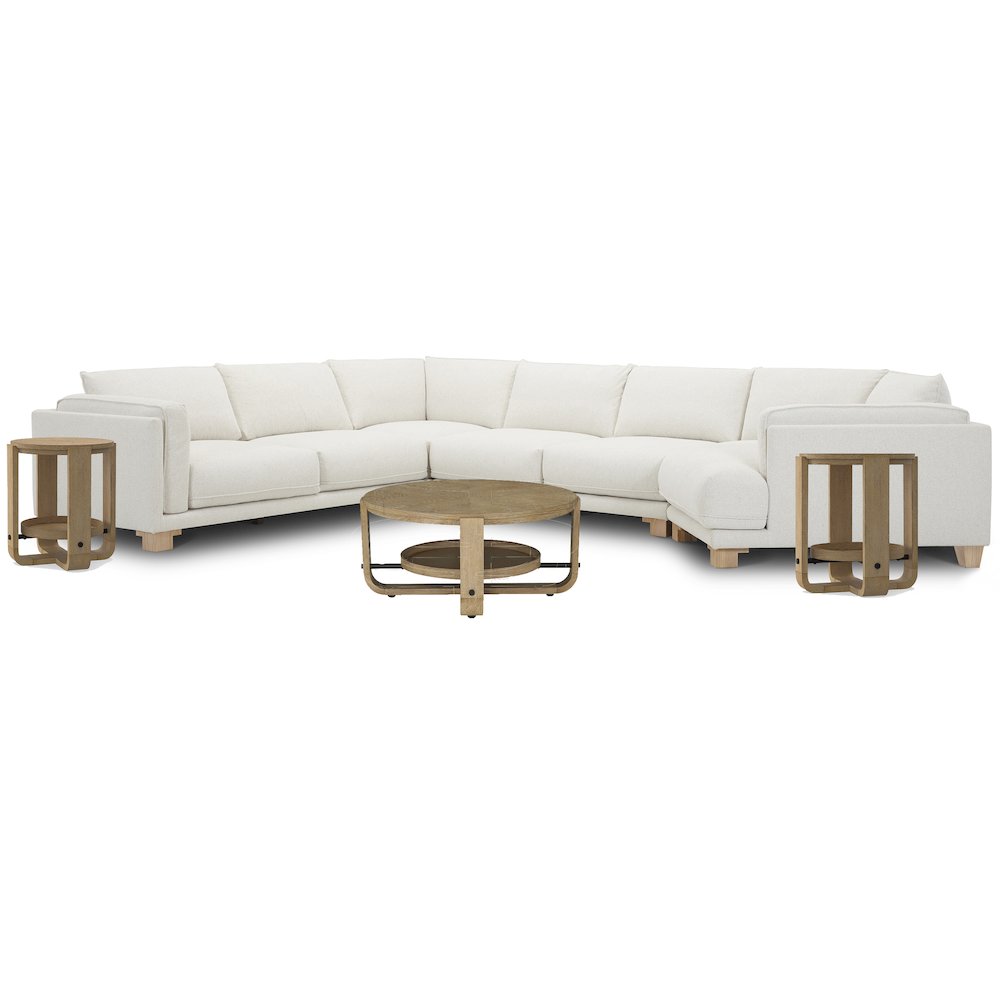Mirage Mist 4 Piece Modular Sectional