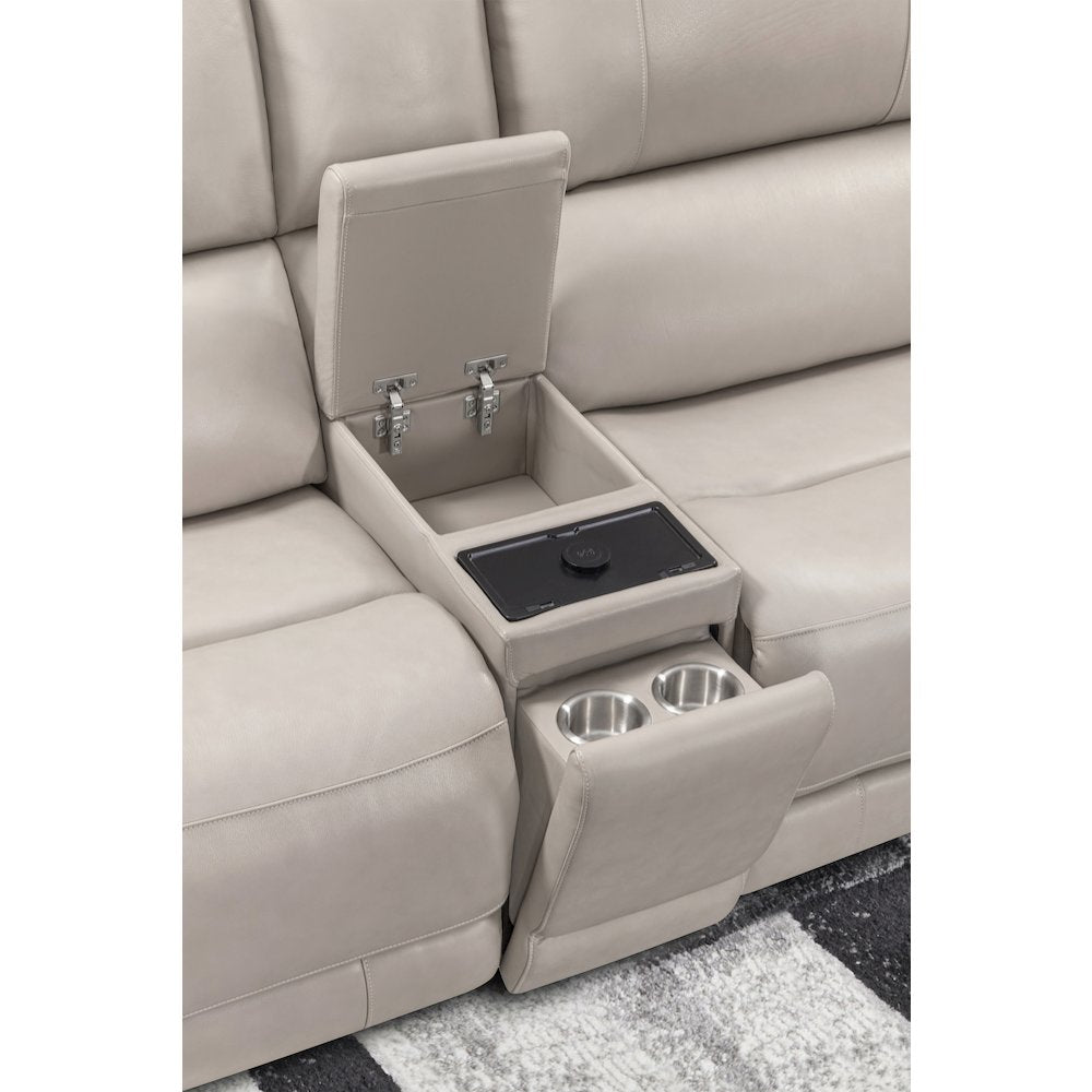 Easton Steamboat Quartz 6 Piece Zero Gravity Power Reclining Sectional with