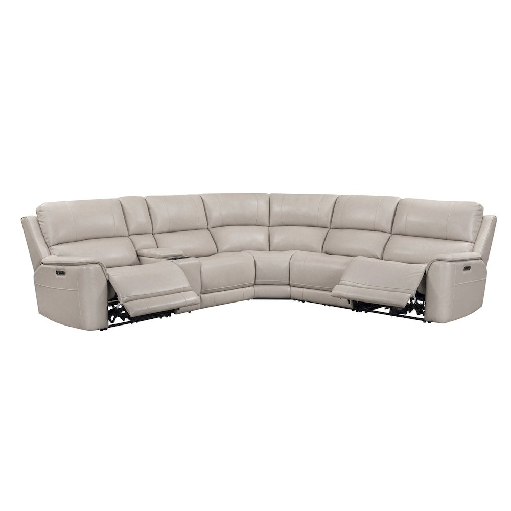 Easton Steamboat Quartz 6 Piece Zero Gravity Power Reclining Sectional with