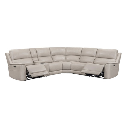 Easton Steamboat Quartz 6 Piece Zero Gravity Power Reclining Sectional with