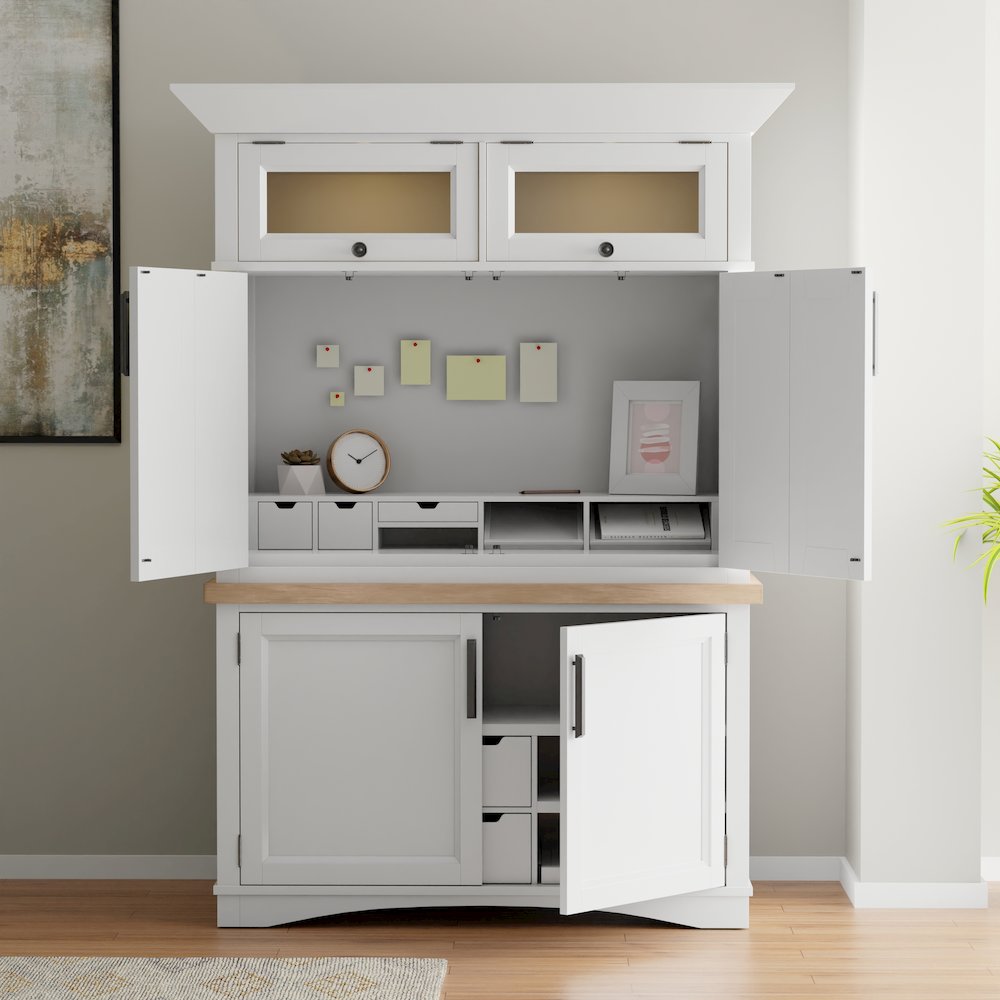 Modern - Cotton Workstation with LED Light