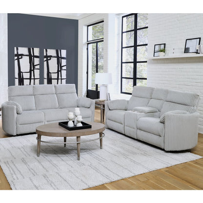 Radius - Mega Grey Power Reclining Sofa and Loveseat