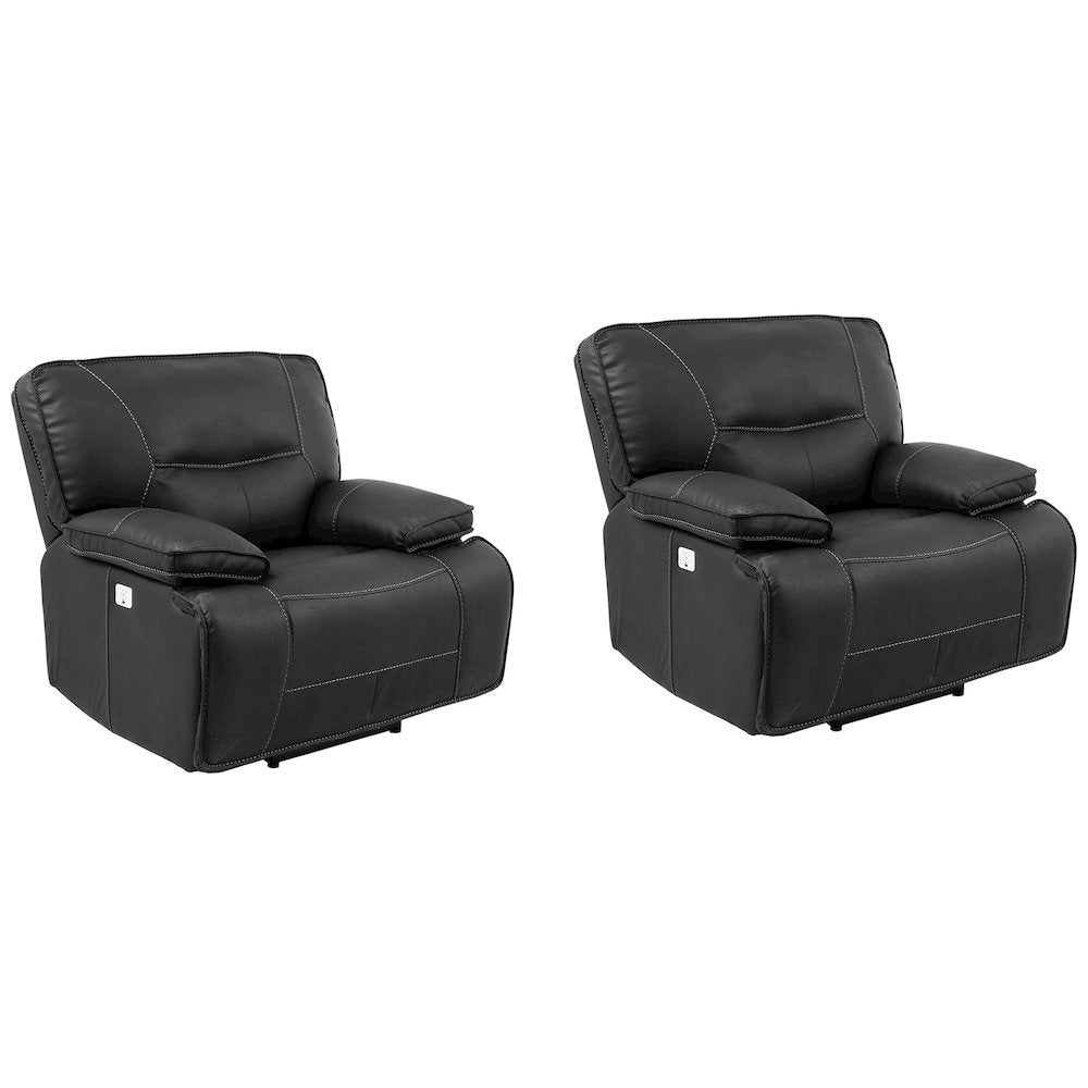 Spartacus - Black Power Recliner Two Pack