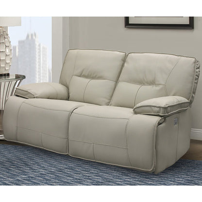 Spartacus - Oyster Power Reclining Loveseat