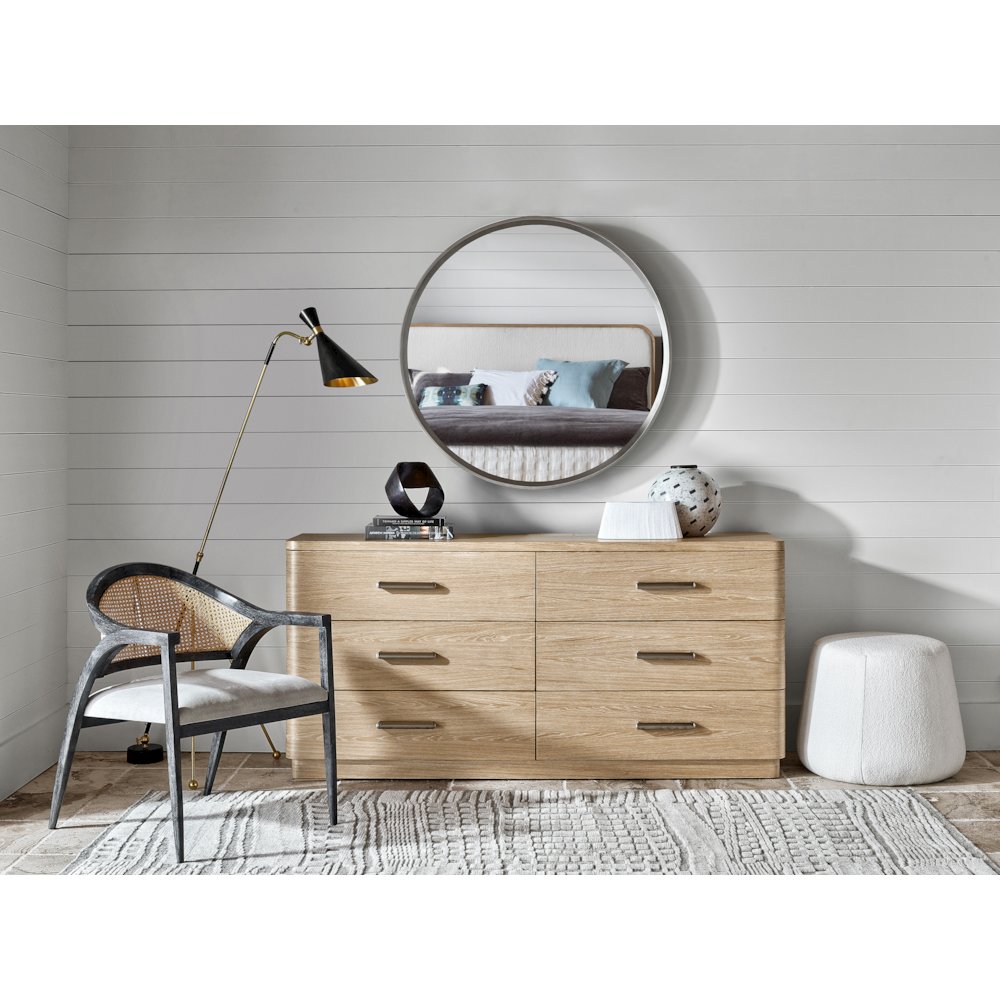 Nomad Six Drawer Dresser In Tech Oak Color