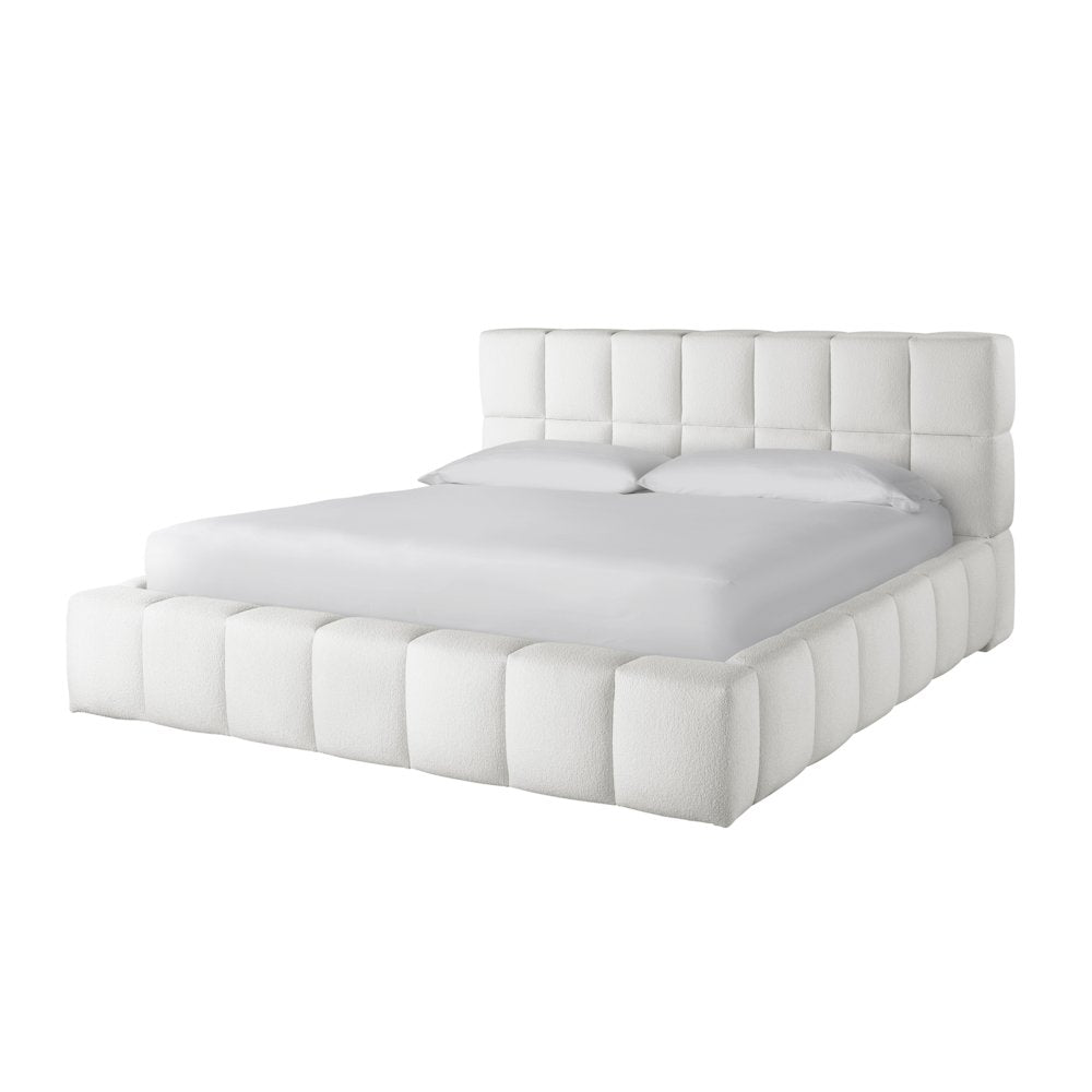 Colina Bed Complete King 66 In Brushed Nickel  Color