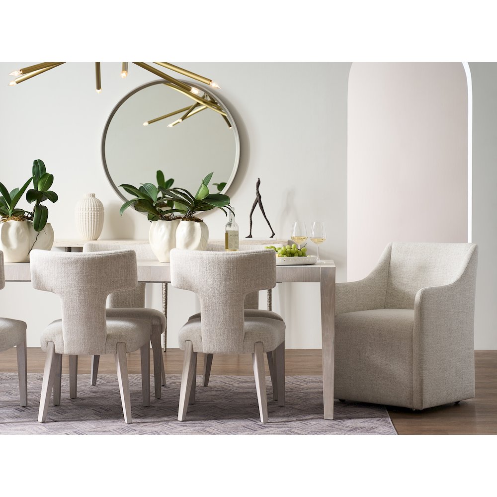 Avaline Dining Table in White Oak Color