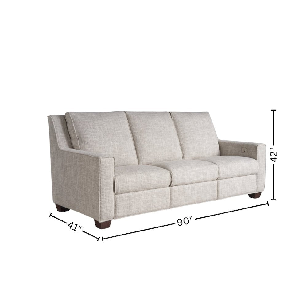 Espresso 3 Seater Couch for Apartment or Living Room Interior Use