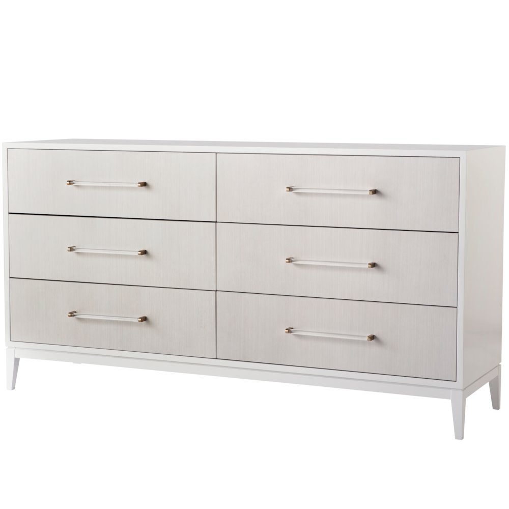 Brentwood Dresser In White Lacquer Color