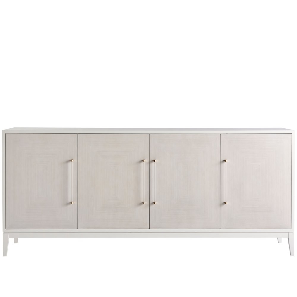 Desert Rose Credenza In White Lacquer Color