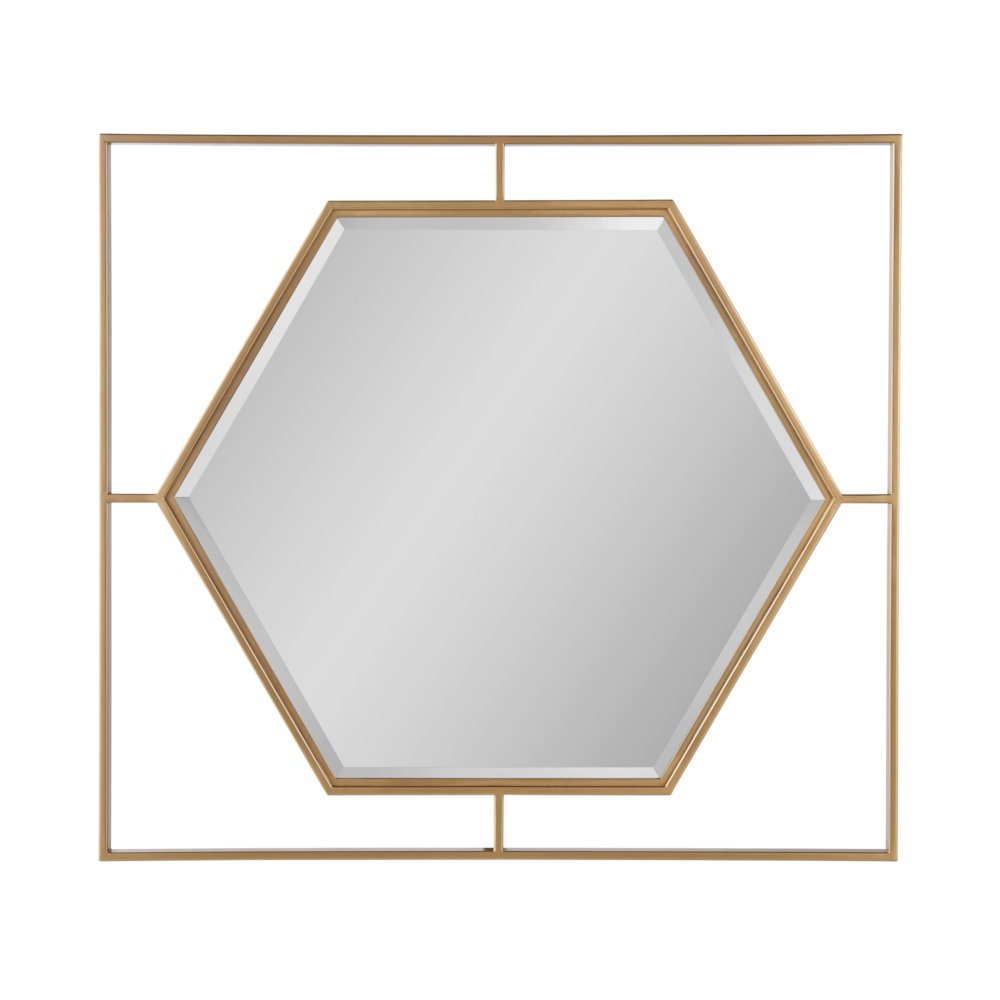 Love Joy Bliss Mirror In Soft Gold Metal Color