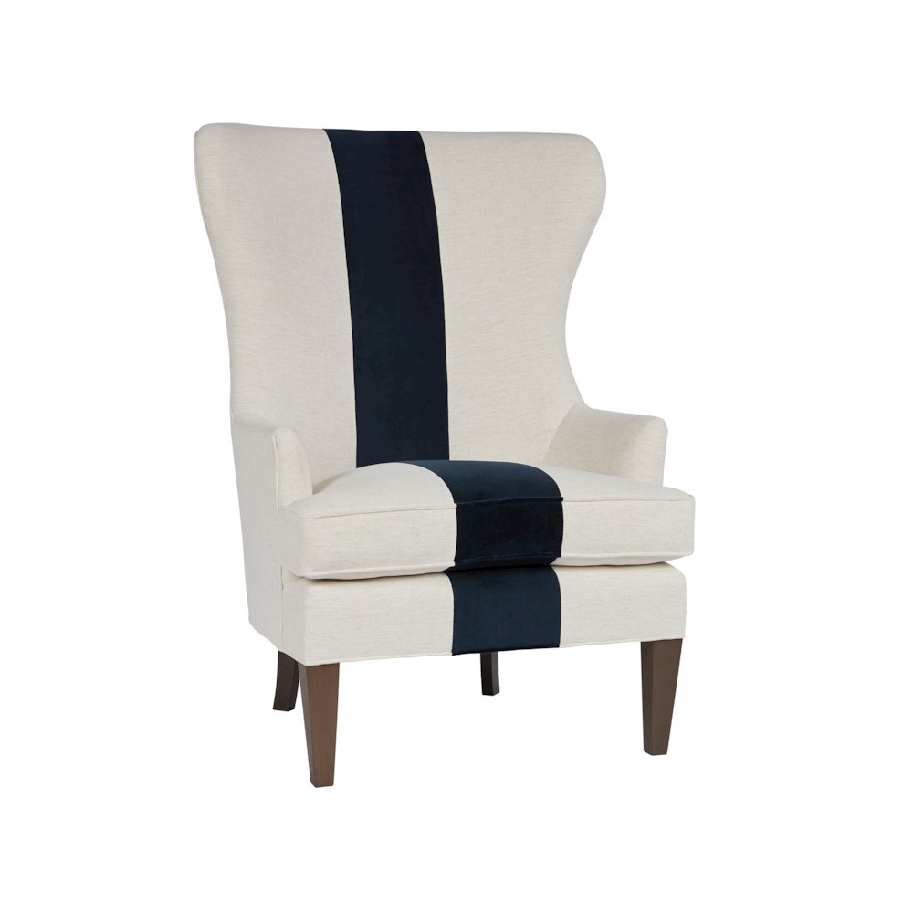 Surfside Wing Chair In Onyx Color