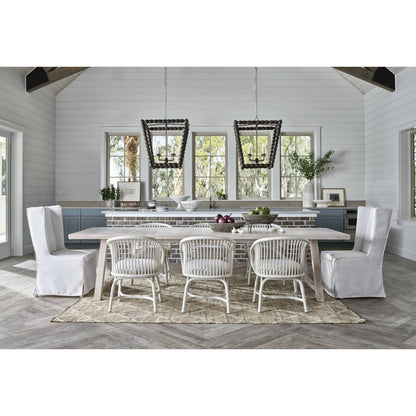Aruba Rattan Dining Chair In Egret Color