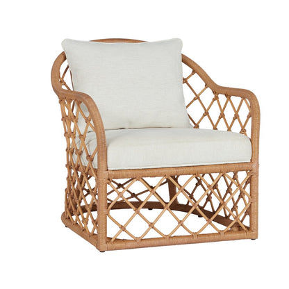 Miramar Accent Chair In Natural Rattan Color