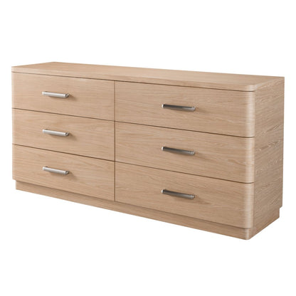 Nomad Six Drawer Dresser In Tech Oak Color