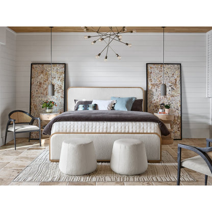 Nomad Bed Complete Queen 50 In Brushed Nickel  Color